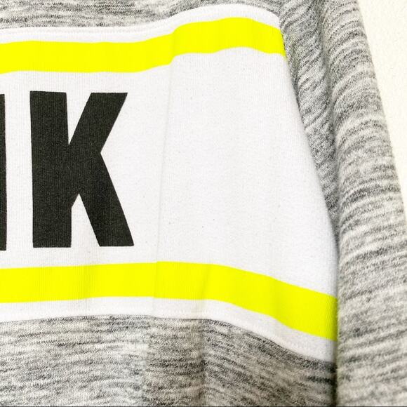 PINK Victoria’s Secret Logo Marled Sweatshirt Size Medium - Picture 6 of 9